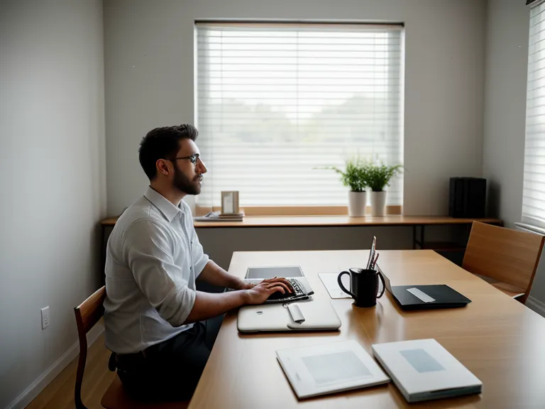 Freelance vérifiant son tableau de bord de chiffre d'affaires avant de passer de micro-entrepreneur à SASU